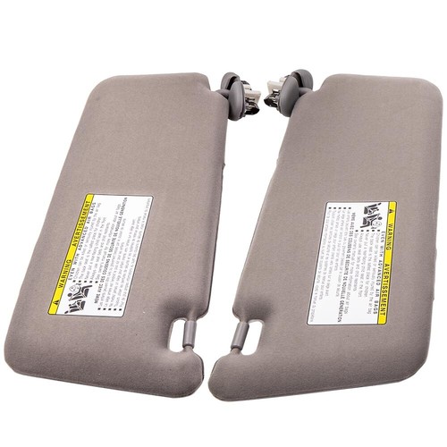 Pair Sun Visors Left Driver & Right Passenger fit for Toyota Camry 07-11 Gray - 第 1/11 張圖片