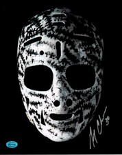 Gerry Cheevers Boston Bruins Signed Autographed 8x10 Mask Photo