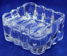 Vintage Glass Ashtray with Removable Tp