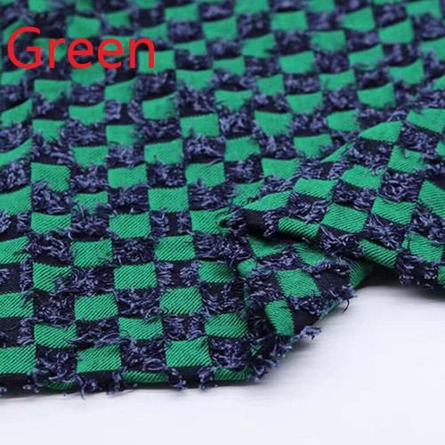 284ml Gerissenes Kariert Denim Stoff Von Meter für Jeans Kleidung Machen DIY - Bild 19 von 19