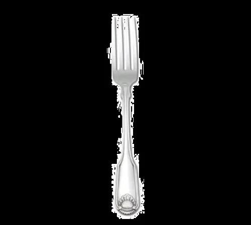 Oneida 2496FDNF Classic Shell 18/10 Stainless Steel 7.625" Dinner Fork
