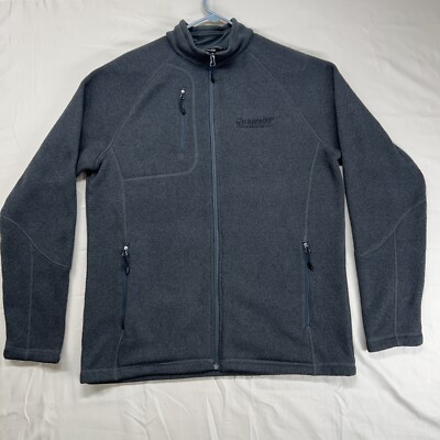 Storm Creek Fairway Navigator Jacket Men s Medium Gray Full Zip Embroidered Logo
