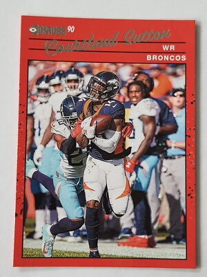 2020 Panini Donruss Courtland Sutton Broncos Retro 1990 SP #r90-cs