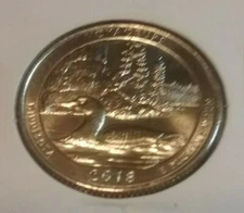 2018 Voyageurs Nat Park MN S America the Beautiful Quarter - BU - Uncirculated