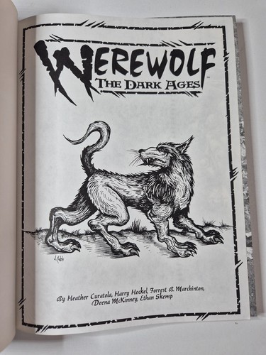 Werewolf: The Dark Ages, Vampire: The Dark Ages, White Wolf, VGC - Foto 9 di 12