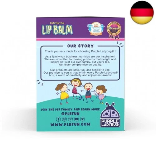 Purple Ladybug Lipgloss Selber Machen Set ? Bastelset Mädchen 10 Jahre oder - Bild 6 von 7