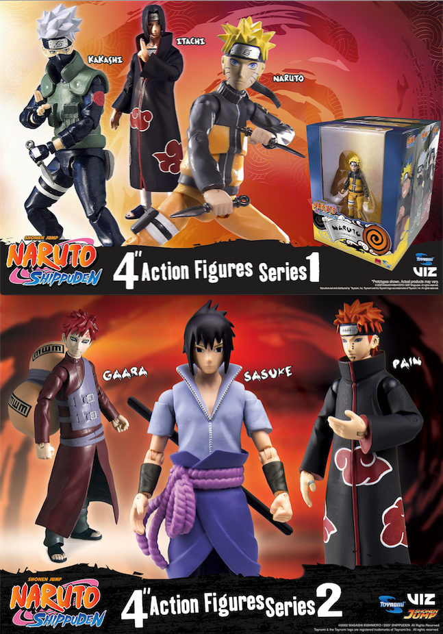 Naruto: figurine articulée de 4 pouces série 1 - Naruto