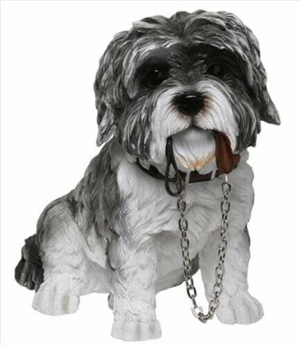 Sitzender Hund mit Bleiornament/Figur in einer Geschenkbox von Leonardo - Bild 7 von 16