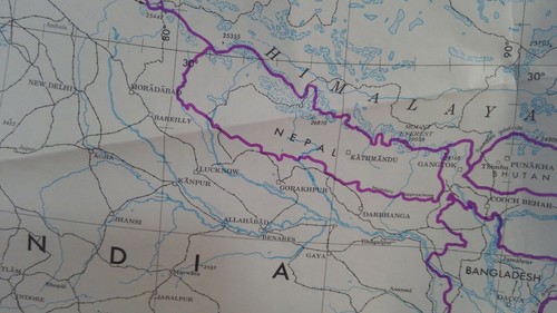 1978 EURASIA - USAF Aerospace Planning Chart - DMAAC Map - (ASC-1A) 41" x 57" - Picture 10 of 12