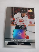 2023 Upper Deck Team Canada Juniors Tyson Hinds Pride Of The Program #64 Rookie