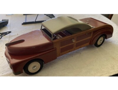 Buddy L Wooden Wood Town And Country Convertible 1940s Toy