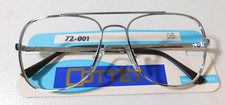 Vintage COTTET 72-001 Silver 56/22 Made in France Eyeglass Frame NOS L6