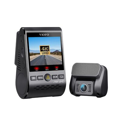 VIOFO A129 Pro Duo Dash Cam 4K + 1080P Front and Rear Dashcam, 5GHz WiFi GPS ...
