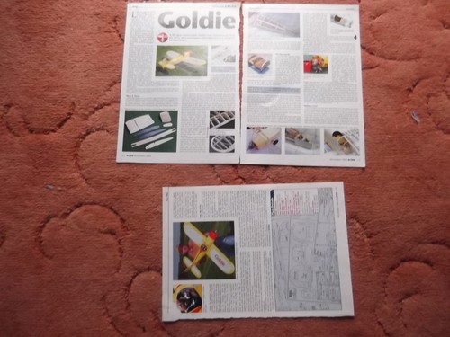 RC Model World Plans of Goldie a cartoon scale racer model of 50" wingspan - Picture 3 of 4