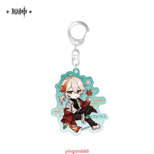 Presale Official Anime Genshin Impact Cute Acrylic Pendant Keychain Badge Gift - Picture 9 of 16