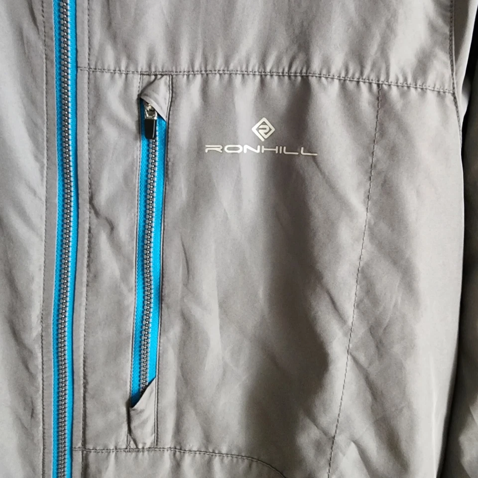 RONHILL Running Jacket Mens Small  Lightweight Shell Windbreaker Performance - Imagem 3 de 4