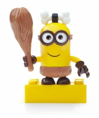 MEGA BLOKS MINION SERIE 3 HOLDING CLUB, NEU UND VERSIEGELT IN VERPACKUNG