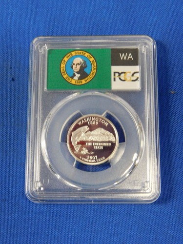 2007-S Silver State Quarter 5 Coin Proof Set - PCGS PR69DCAM (Flag Slab) - Picture 8 of 11