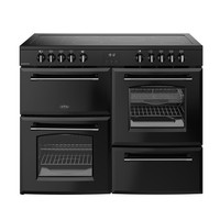 Belling Farmhouse 110cm Electric Range Cooker Black 110E Grade C