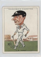 1929 Churchman's Men of the Moment in Sport Tobacco Jack Hobbs J B Hobbs #5 11bd