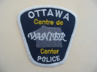 RARE OBSOLETE SMALL PATCH OF THE OTTAWA POLICE VANIER CENTER ONTARIO CANADA