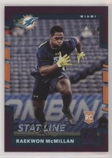 2017 Panini Donruss Rookies Stat Line Season 14/102 Raekwon McMillan #381 0c6