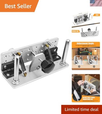 Precision Knife Beveling Jig   Adjustable Angle Sharpener for Belt Grinders