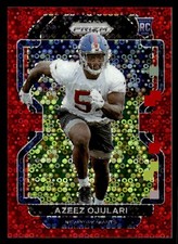 Azeez Ojulari 2021 Panini Prizm No Huddle Red #/50 #386 New York Giants ESE