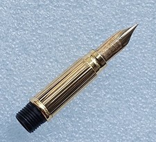 Bloc plume Waterman or massif 18 carats - pièce pour stylo lady Agathe neuf 
