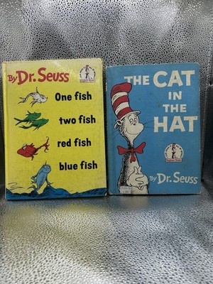 Random House Dr. Seuss Beginner Books Hardcover: One Fish Two Fish & Cat in Hat