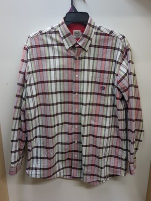 Cinch Men's Multi-Color Plaid Button Down Long Sleeve Shirt Size Medium 