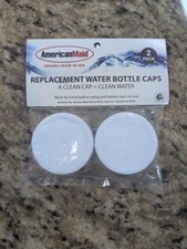 NEW in package 2pk American Maid water bottle caps 53mm BPA FREE