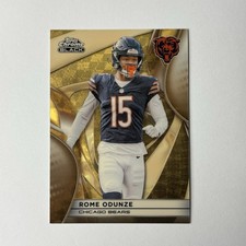 Marketplace image: 2025 Topps Chrome Black Rome Odunze 1/1 Superfractor Chicago Bears #19