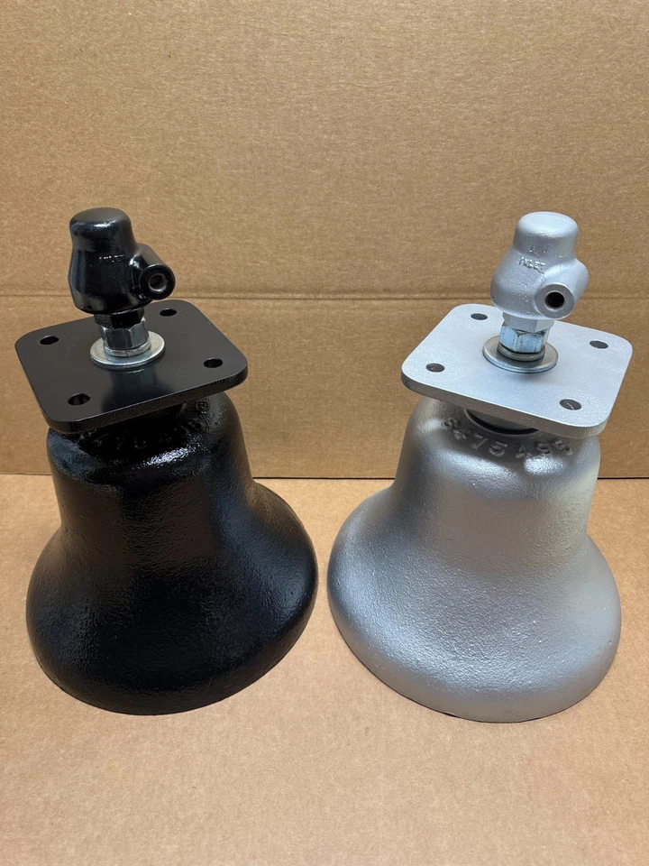 RESTORED Black EMD Steel Locomotive Train Bell - Image 2 of 3