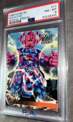 Flair Marvel Buyback /20 GALACTUS 1995 Flair Marvel Annual PSA 8 Rare SSP - Picture 24 of 24