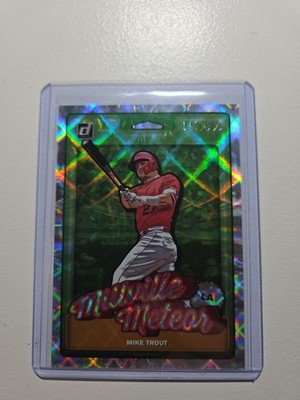 2019 Donruss Nicknames - Mike Trout - Millville Meteor - Vector Variant - /999