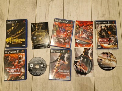 5 x PS2 Spielepaket - Dynasty Warriors X3, X4, E4, 5 & Taktik teilweise komplett