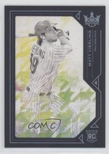 2022 Panini Diamond Kings Rookies III Blue Frame Matt Vierling #175 kn8