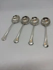 Towel Chippendale Sterling Silver Cream Soup Spoons  4 Four “B” Monogram 148g