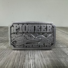 Chainsaw Metal Belt Buckle Pioneer Powerful Pro Saw Logging Lumberjack 13980
