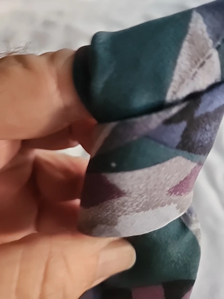 Corbata P Carlo Palazzi hecha en Italia 100% seda 58"x4" Foto 2 de 4