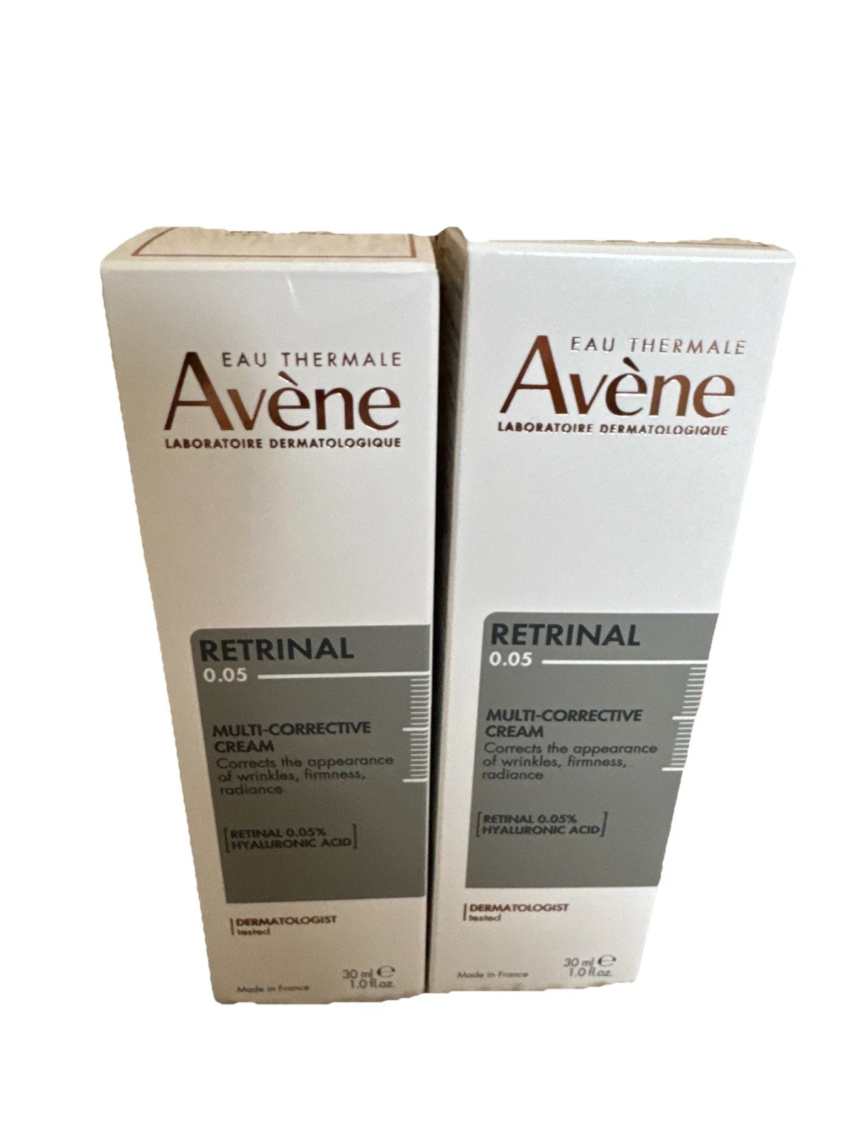 2x Avène Retrinal 0.05 Multi-Corrective Cream - 1.0 fl.oz. (30ml) - New Lot Of 2