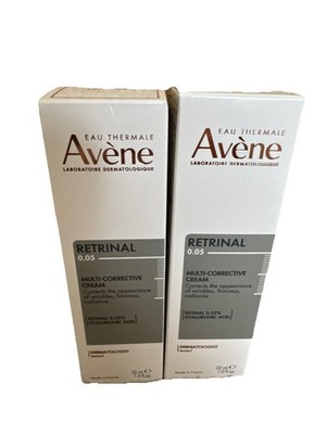 2x Avène Retrinal 0.05 Multi-Corrective Cream - 1.0 fl.oz. (30ml) - New Lot Of 2