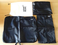 MONTBLANC, SET ORGANIZER VALIGIE, 4 sacchetti/borse per valigie, accessori da viaggio, NUOVO!