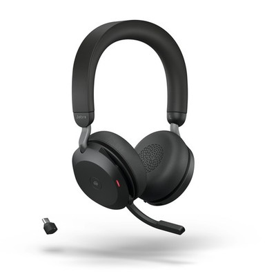 JABRA Evolve2 75 Link 380/390c MS Stereo schwarz Headset USB-C Bl