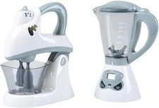 Play Kitchen Appliances, Kids Blender and Mixer Toy, Realistic Designs, Developm