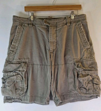 Vtg POLO RALPH LAUREN Paratrooper Cargo Shorts Men's 36 Military Y2K Preppy 90s