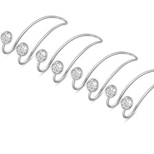 Heyah 4 Pack Bling Car Hooks - Universal Car Headrest Hooks, Stainless Steel ...
