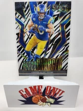 2023 Panini Select #TUR-CKU Cooper Kupp Turbocharged Zebra Case Hit SSP sc