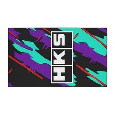 Hks Retro Camo Floor Mat Teal Purple Racing Logo 1990s Jdm Car Hks Retro Camo Floor Mat Teal Purple Racing Logo 1990s Jdm Car